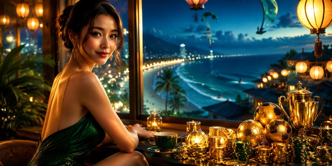 Người dùng Hội An ngồi cà phê kiểm tra ứng dụng casino trên điện thoại buổi sáng