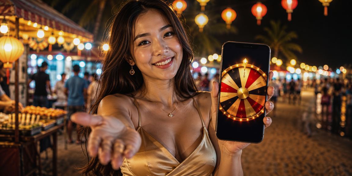 Bàn Roulette VIP tại khu vực giải trí cao cấp ở Phú Quốc về đêm